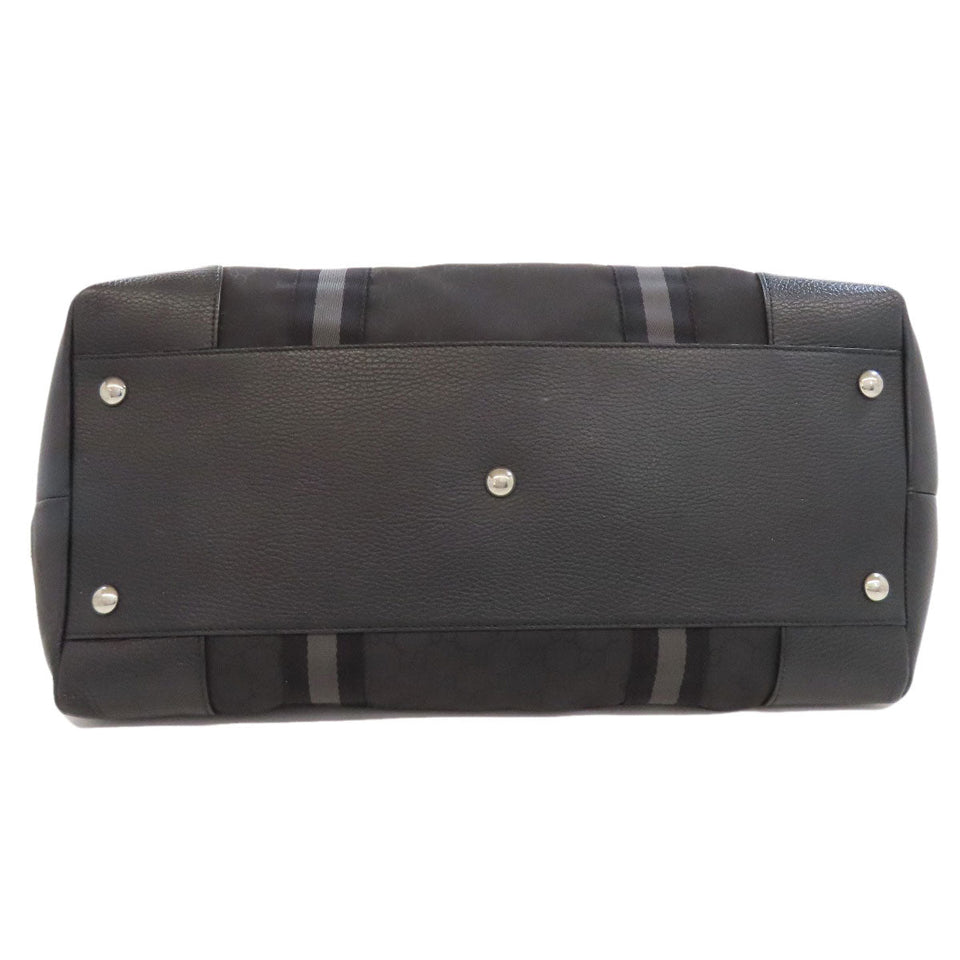 Gucci Boston Duffel bag 449180 Nylon black GG outlet Women