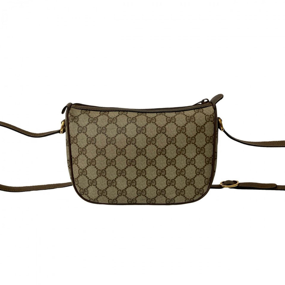 Gucci Shoulder Bag leather Brown Sherry line