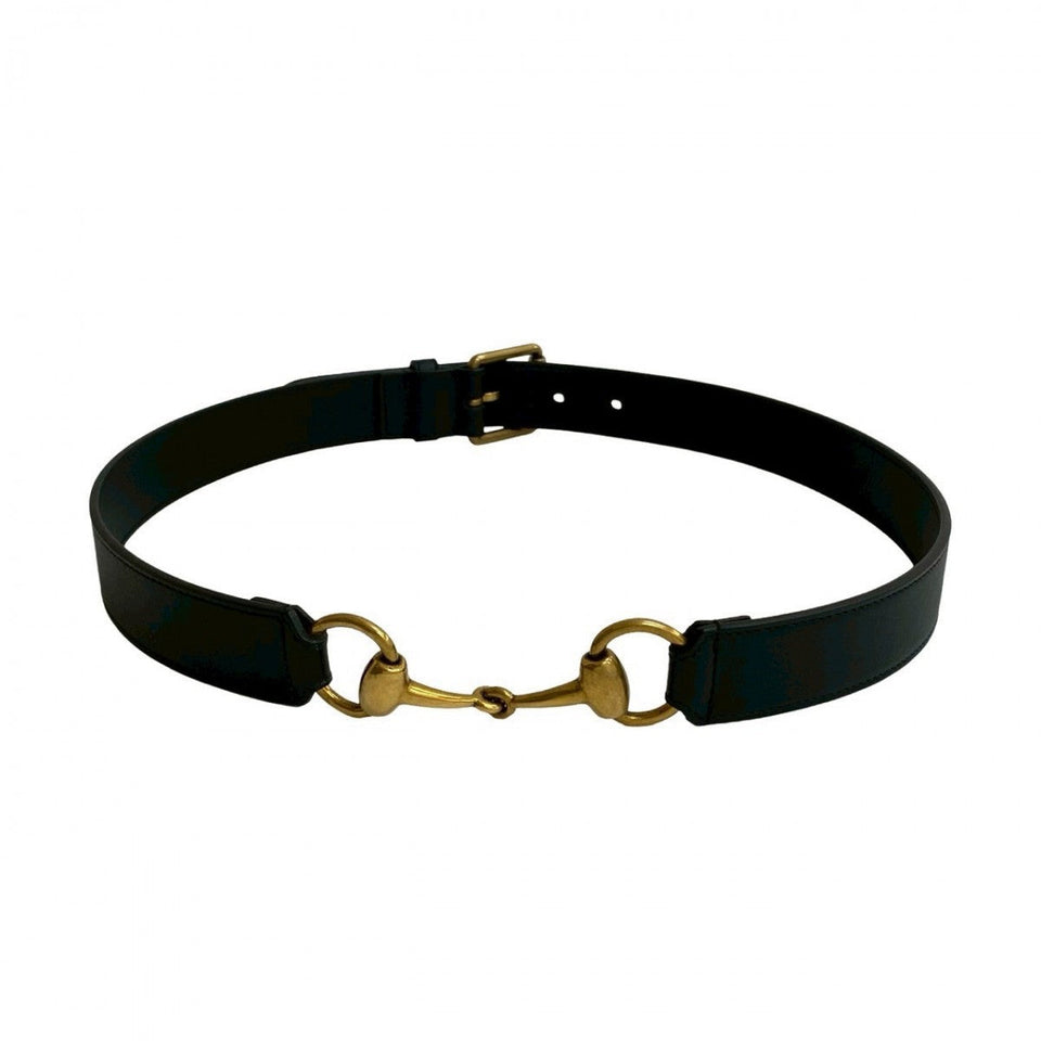 Gucci belt leather black