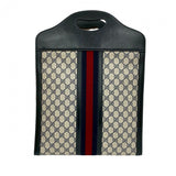 Gucci Handbag leather Navy Sherry line