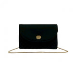 Gucci Shoulder Bag Satin black ChainShoulder