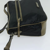 Luxury Burberry Shoulder Bag Nylon Black Auth 66638