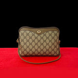 Gucci Shoulder Bag leather Brown