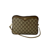 Gucci Shoulder Bag leather Brown