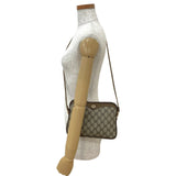 Gucci Shoulder Bag leather Brown