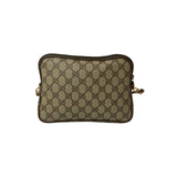 Gucci Shoulder Bag leather Brown