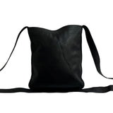 Hermes Shoulder Bag Calfskin black Crude Cell