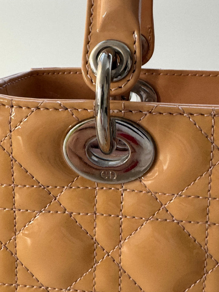 Christian Dior Lady Dior Bag Medium Light Beige
