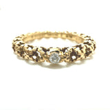Gucci Ring 18K Pink Gold gold 1P diamond Women 8