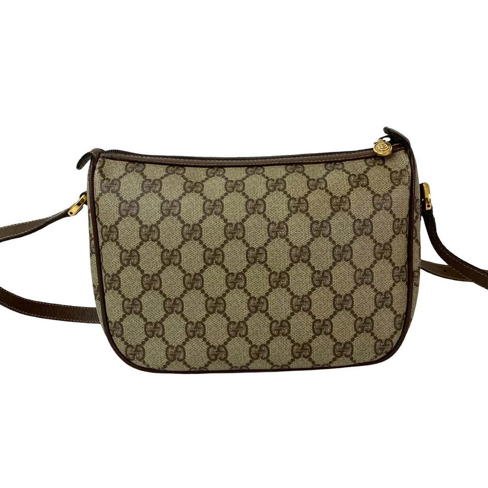 Gucci Shoulder Bag leather Brown Sherry line