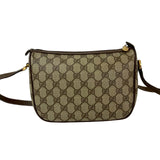 Gucci Shoulder Bag leather Brown Sherry line