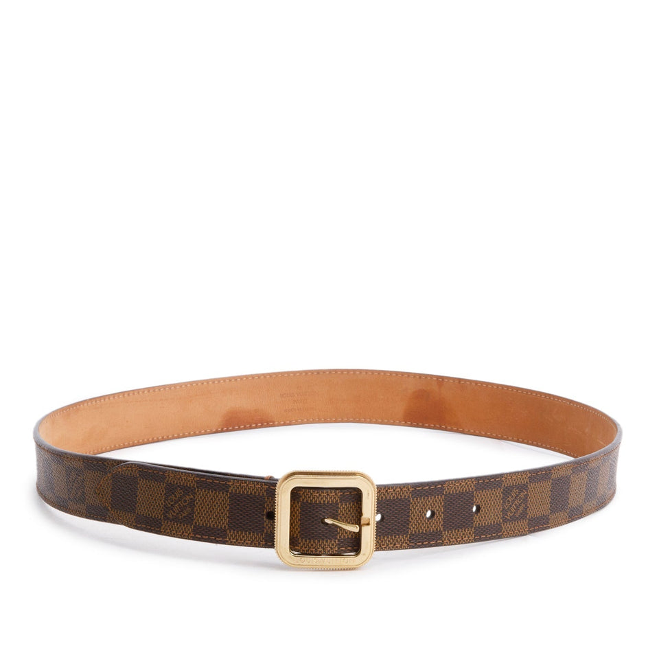 Louis Vuitton Damier Ebene Tresor 90 36 Belt w/ Box