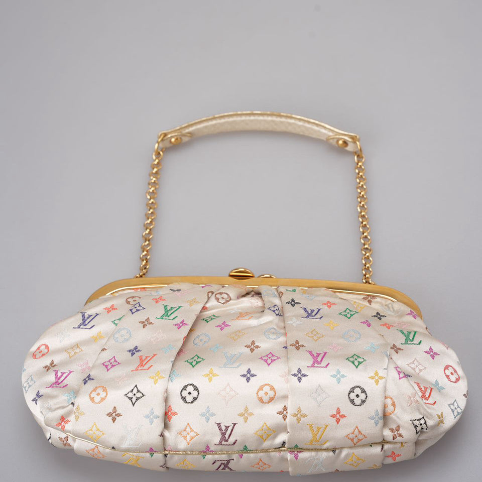 Louis Vuitton x Takashi Murakami Monogram Multicolore Aumoniere Evening Bag