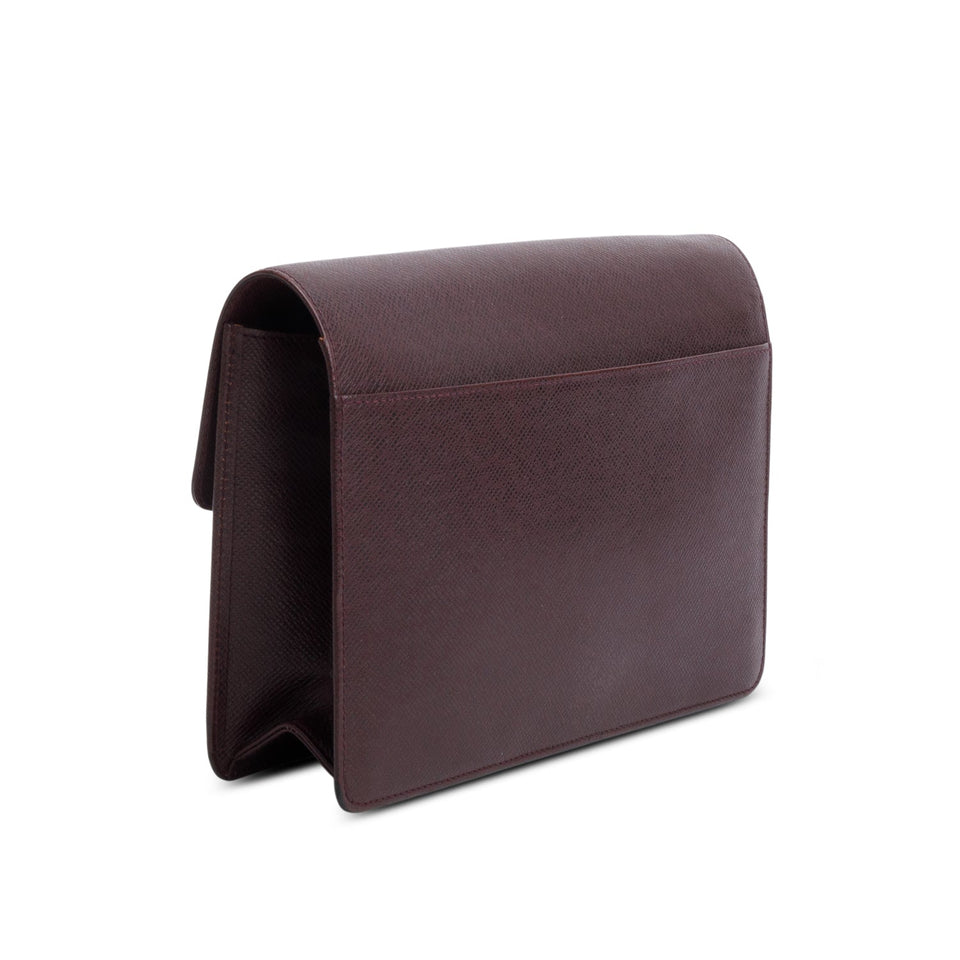 Louis Vuitton Brown Taiga Leather Pochette Kourad Clutch