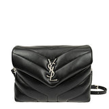 Saint Laurent- Lulu Leather Shoulder Bag