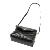Saint Laurent- Lulu Leather Shoulder Bag