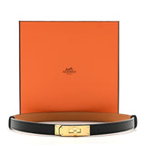 Hermes Epsom Kelly Belt Black