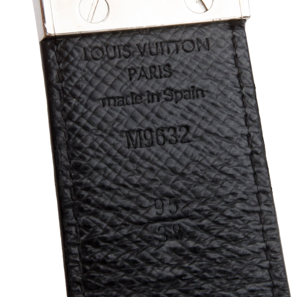 Louis Vuitton Damier Graphite LV Inventeur Reversible Belt 95 38