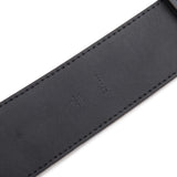 Louis Vuitton Matte Black Calfskin Monogram Eclipse LV Initials Belt 100 40