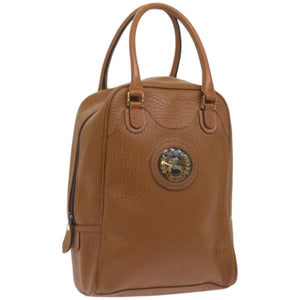 Luxury BurberrySs Sports Shoes case Hand Bag Leather Brown Auth 68261