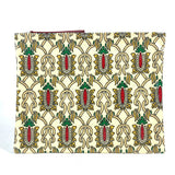 Gucci Clutch bag Coated canvas Red Garden Women