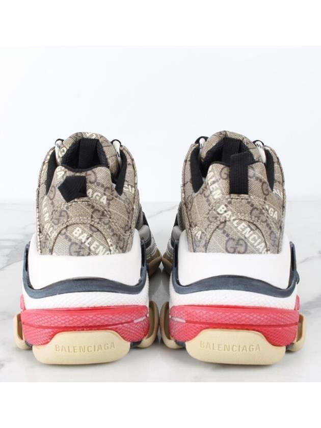 Luxury Balenciaga Trending 2025 Gucci Hacker Ebony Triple S Sneakers 36 230