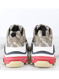 Luxury Balenciaga Trending 2025 Gucci Hacker Ebony Triple S Sneakers 36 230