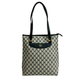 Gucci Tote Bag leather Navy