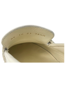 Christian Dior White Loafers 36.5