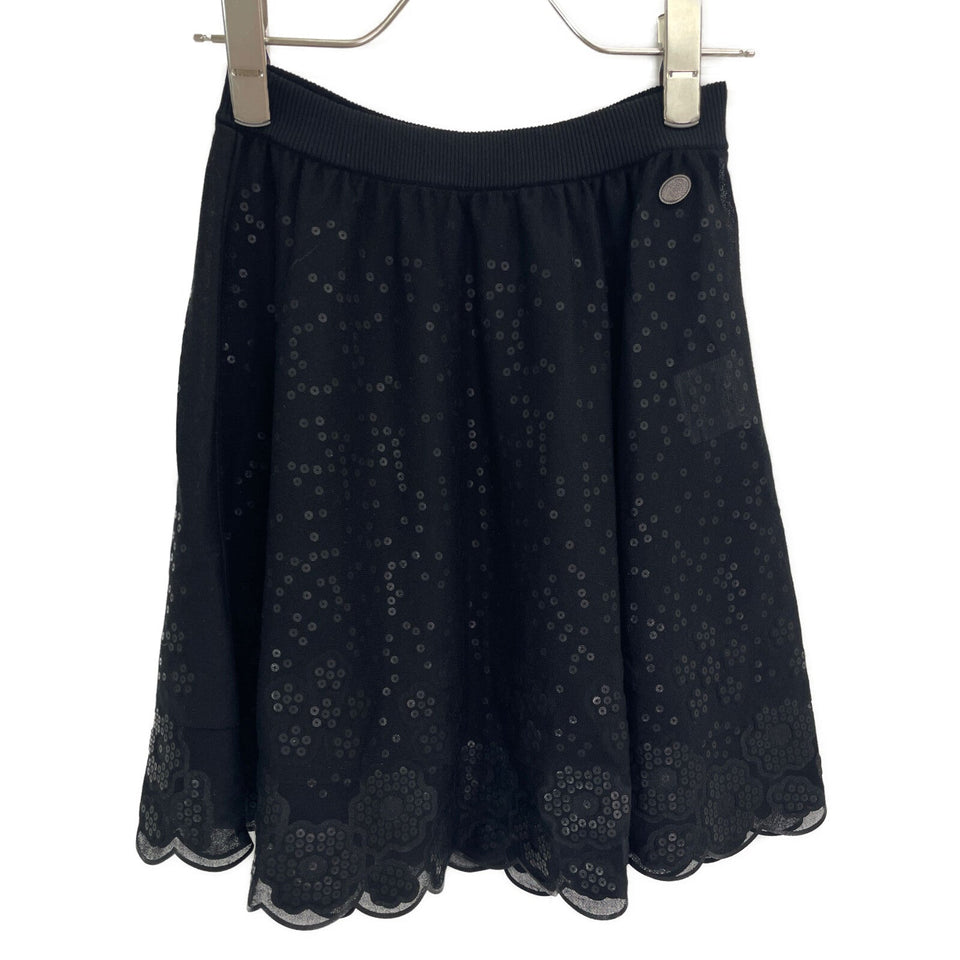 Chanel P56206K07337 Cotton Sequin Skirt