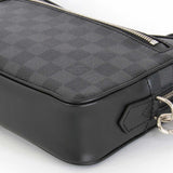 Louis Vuitton Pochette Kasai Clutch Bag Damier Graphite Canvas