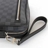 Louis Vuitton Pochette Kasai Clutch Bag Damier Graphite Canvas