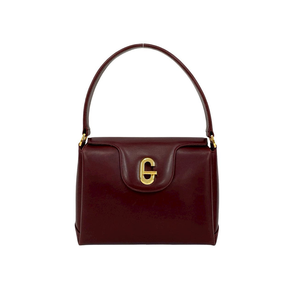 Gucci Handbag leather wine-red