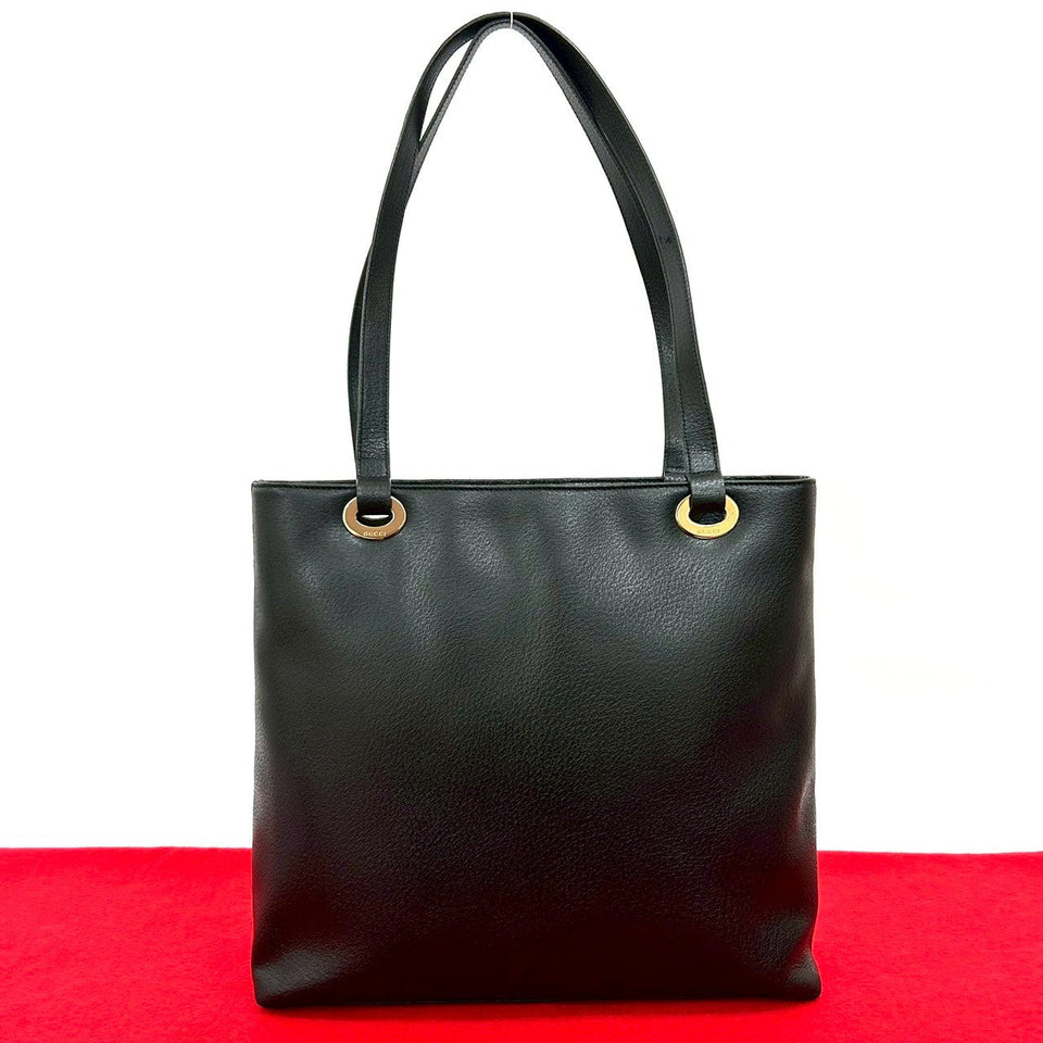 Gucci Tote Bag leather black