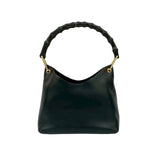 Gucci Handbag leather black Bamboo