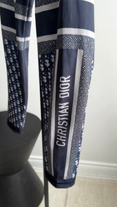 Christian Dior DiorAlps Navy Blue Oblique Logo Leggings - S