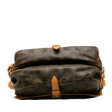 Louis Vuitton Monogram Shoulder Bag PVC/Leather Brown