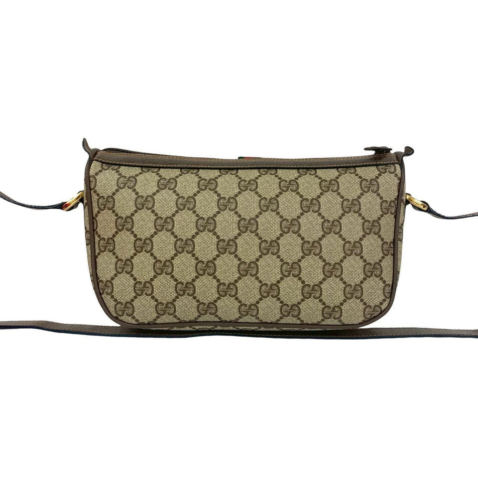 Gucci Shoulder Bag leather Brown Sherry line