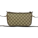 Gucci Shoulder Bag leather Brown Sherry line