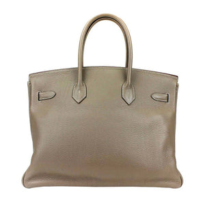 HermesBirkin 35 Etoupe Taupe Bag PHW
