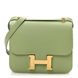 Hermes Epsom Constance 24 Vert Criquet