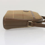 Luxury BurberrySs Nova Check Shoulder Bag Canvas Beige Auth 69572