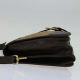 Luxury BurberrySs Nova Check Shoulder Bag Canvas Beige Auth 69685