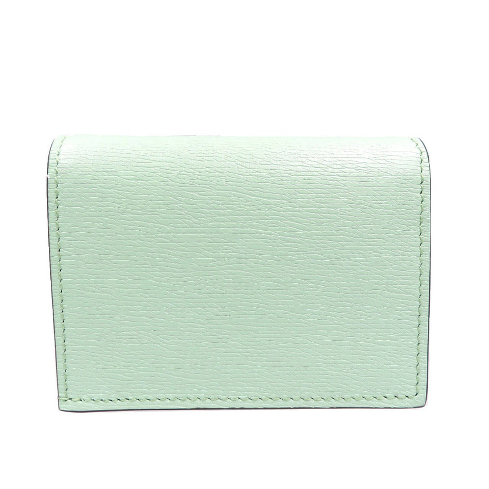 Gucci Bifold Wallet 701009 leather Emerald Bananya Women