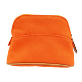 Hermes Pouch canvas Orange Bored pouch Women