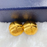 Chanel vintage gold earrings