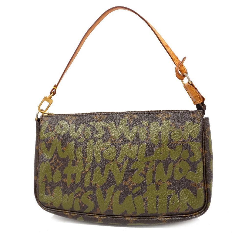 Louis Vuitton Pochette Accessoires Handbag Stephen Spro Graffiti