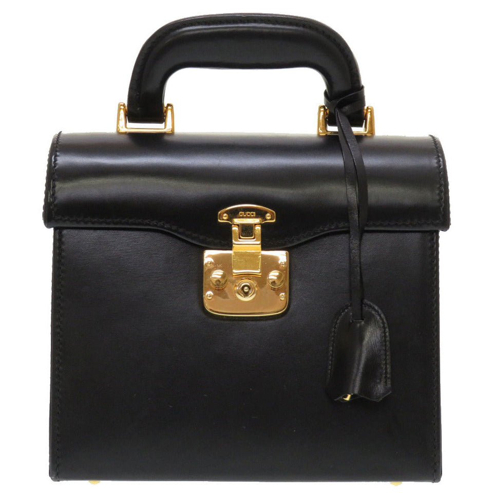 Gucci Handbag 000 01 0246 leather black Ready lock Women