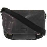 Gucci Shoulder Bag 201732 PVC coated canvas black GG implementation Messenger bag mens