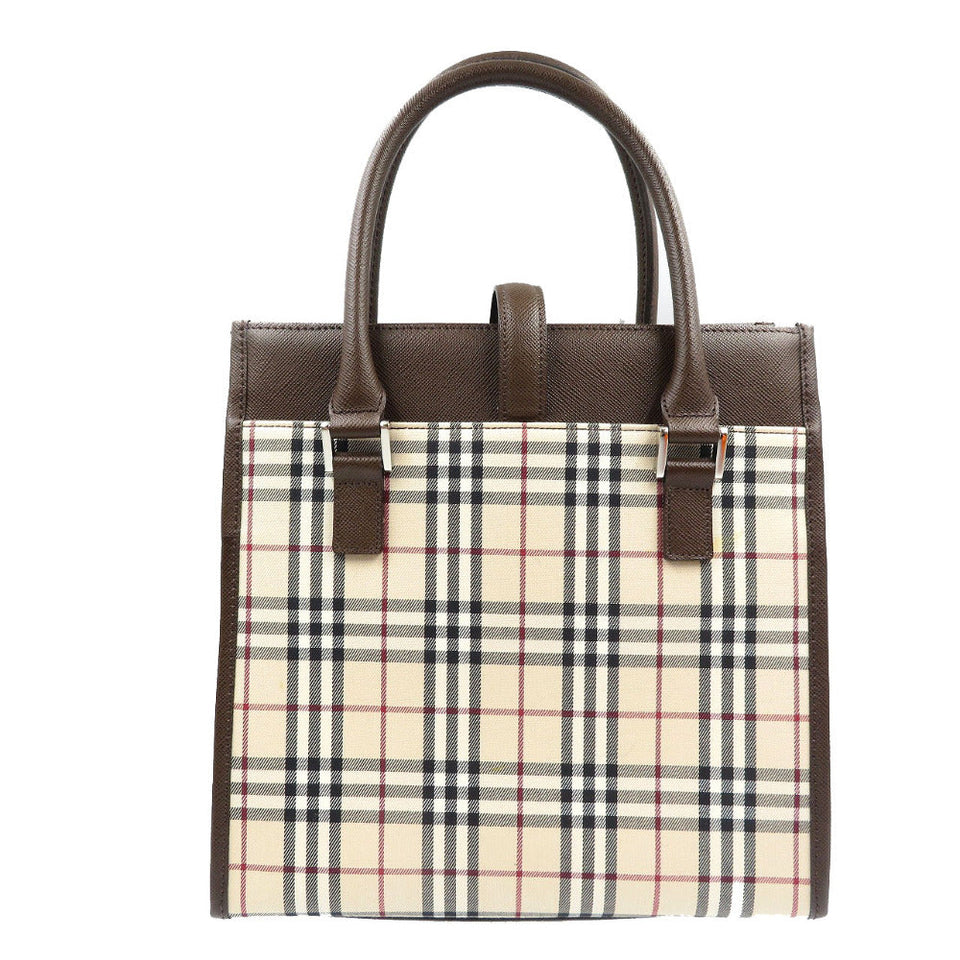 Burberry Handbag Coated canvas beige Women